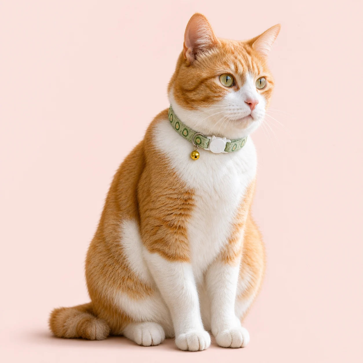 Orchard Pop Breakaway Cat Collar shown on a pet